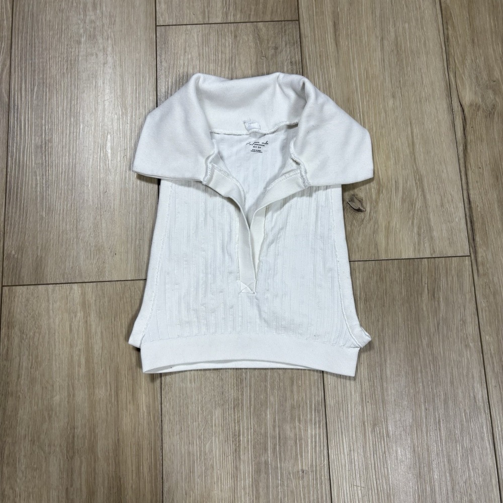 Urban Outfitters Out From‎ Under Point Collar Bra Top In White Size XS Crop Top